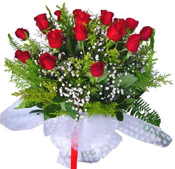 12 adet canl� kanl� k�rm�z� g�l demeti Ankara Ke�i�ren �i�ek�i firma �r�n�m�z  