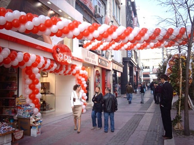 50 metre i�yeri a��l�� balon s�sleme orta �st� paket  