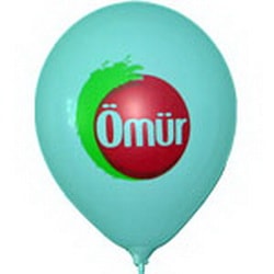 �ki y�ze iki�er renk logo , yaz�  ve resim balon bask�s� 1000 adet 