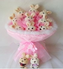11 adet oyuncak hediye pelu� tav�anc�k g�rsel demet 