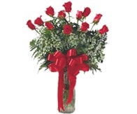 14 �ubat sevgililer g�n� firmam�zdan  Cam i�inde 12 g�l �i�e�i Ankara �i�ek g�nder firmas� �ahane �r�n�m�z 